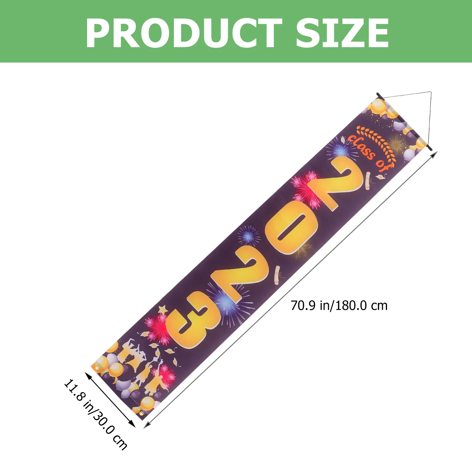 

1Pair Graduation Season Couplets Door Couplets for Graduation 2023 Grad Porch Sign Party Decoration Banner Party Ornament