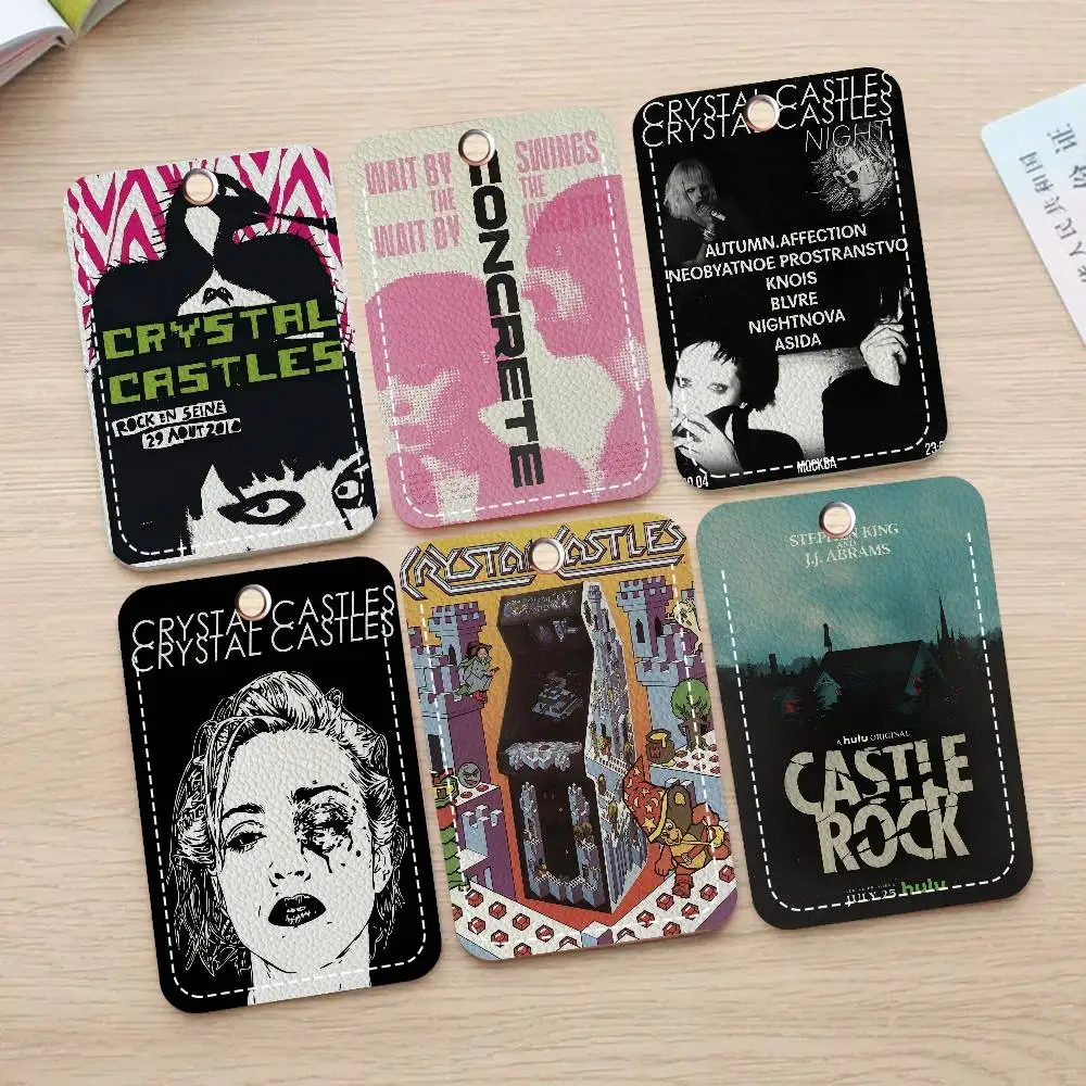 

Держатель для карт C-Crystal C-Castles, подходит для банковской бизнес-работки, держатель для кредитных карт, держатель для бейджа, сумка, брелок