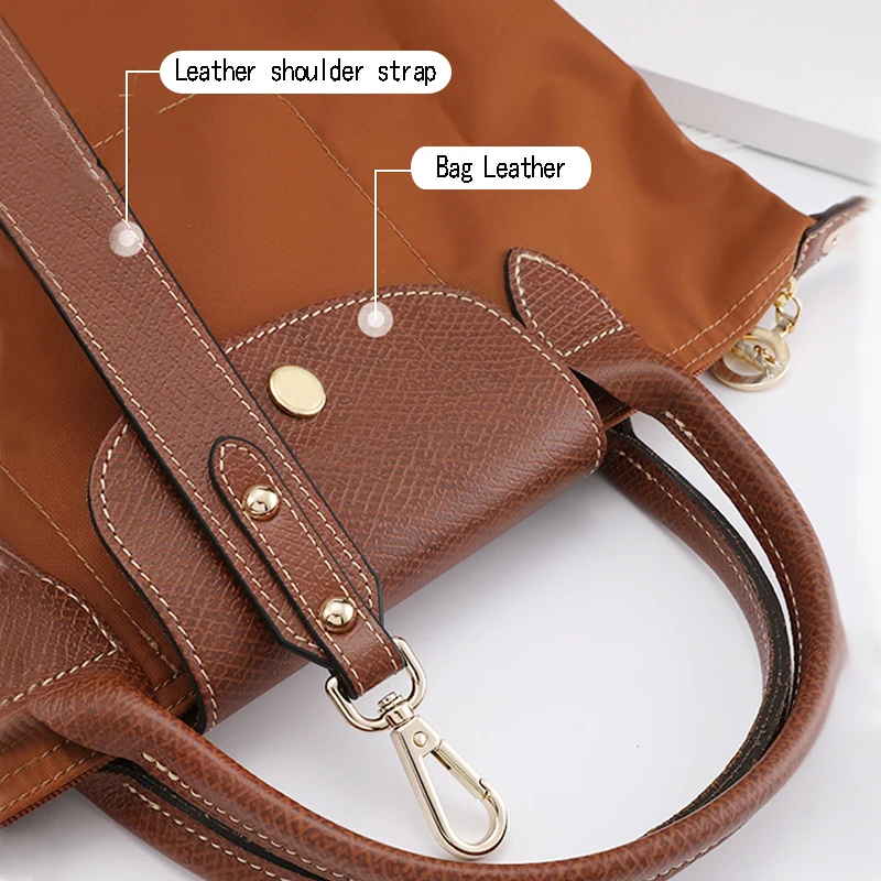 Rose ONLINE Bag Shoulder Strap Free Punching For Longchamp Bag Small Transformation Tote Messenger Strap