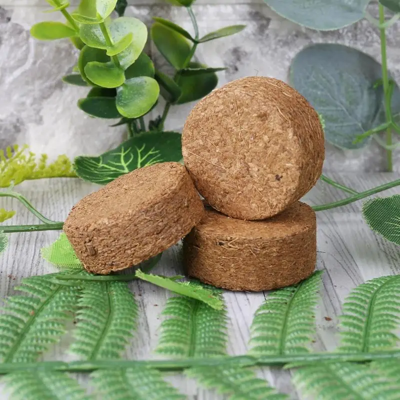 Kxra fibra bellet nutriente planta leve jardim base comprimido