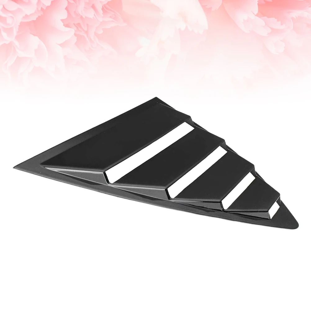

Car Rear Side Window Louver Abs Stepped Design Easy Installation Scratch Resistant Enhanced Style Trim Panel Blinds