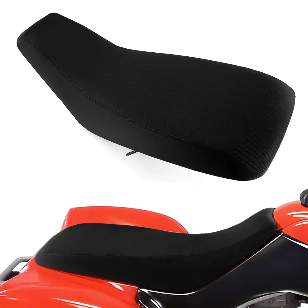 

For Honda TRX250EX sportrax 2001 2002 2003 2004 2005 Motorcycle Striped Grip Gripper Seat Cover & Foam Non-Slip PVC Seat Cover