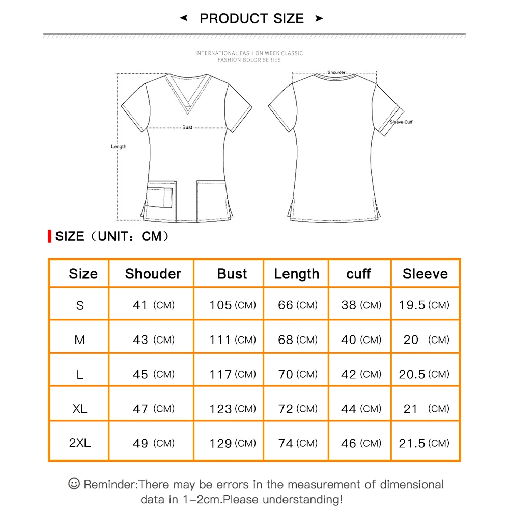 Mulheres homens com decote em v esfrega topo manga curta bolso pulôver hospital enfermeira uniformes camisa dental dentista roupas de trabalho blusa médica
