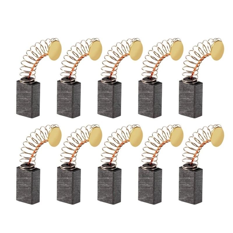 

5 Pairs Motor Carbon Brushes 13Mm X 8Mm X 5Mm Universal Power Tool Replacement Parts For Angle Grinder Orbital Sander