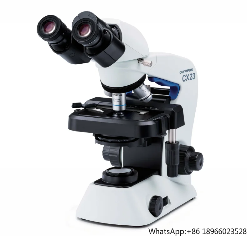 Olympus CX23 Trinocular Biological Microscope Compound Lab Objective Lens Eyepiece Microscope Accessories