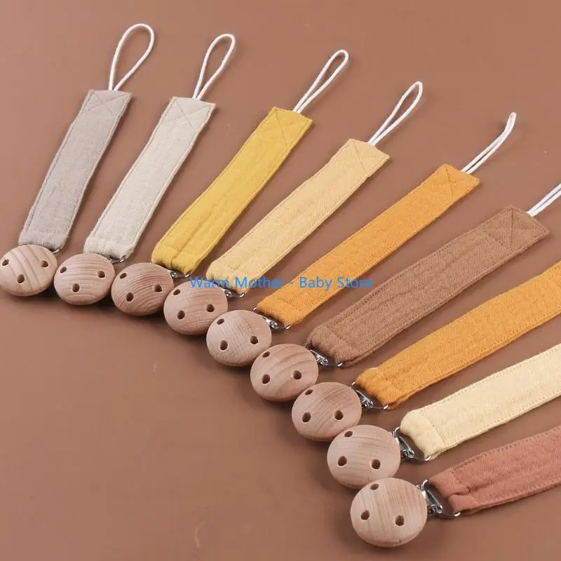مصاصة سلسلة للطفل القطن مصاصة حبل عضاضة كليب مضغ لعبة المنظم سلسلة الحلمة حزام الوليد التسنين هدية 57QE