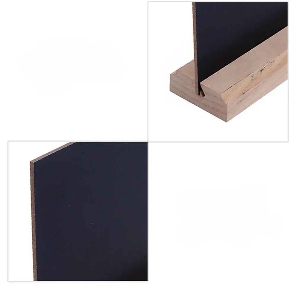

Mini Blackboard Message Board Handcrafted Solid Wood Base Chalkboard for Wedding Party Decor Kids Crafts Gift Idea
