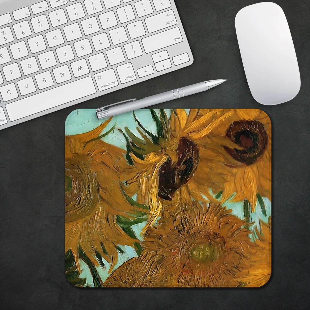 Art Painter Van Gogh Gaming Mouse Pad XS Small Mousepad For PC Gamer Desktop Decoration Office Mouse Mat Deskmat Rug