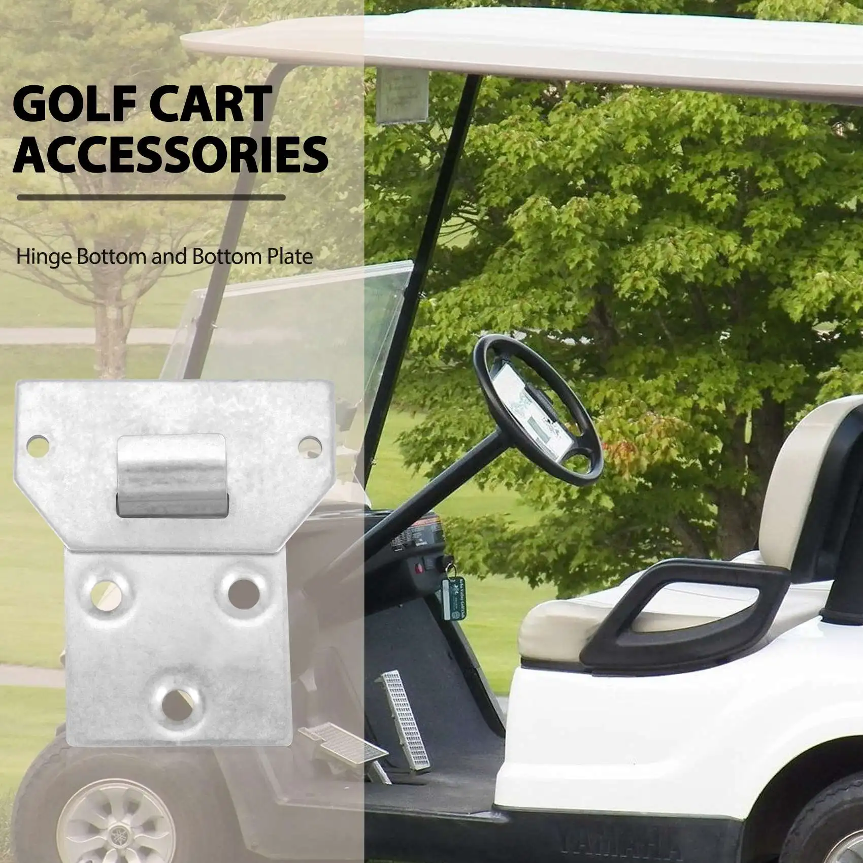 A11F-For Golf Cart 71610G01-71609G01 For EZGO Seat Hinge Bottom And Plate (1995-Up) TXT/Medalist Golf Cart