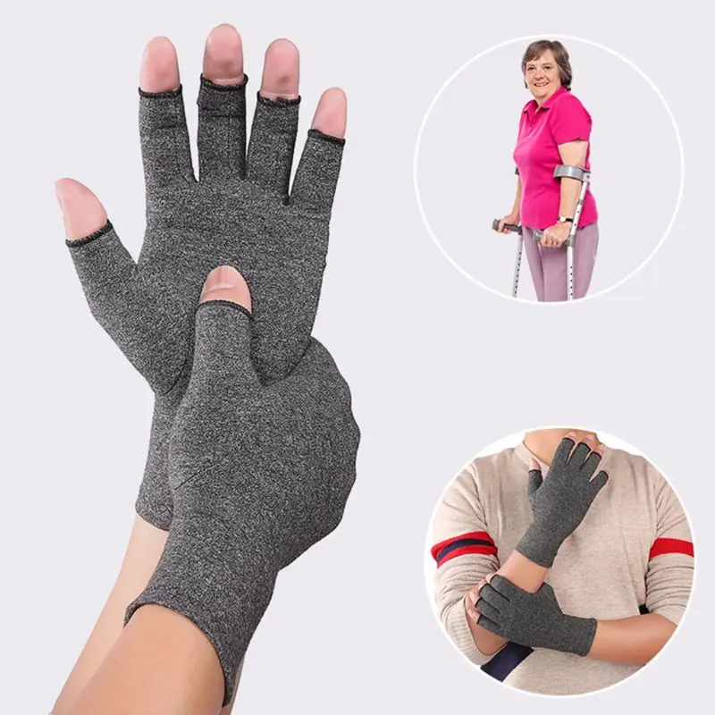 50JB 1 Pair Gloves for Touch Screen Therapy Compression Mittens Ache Pain Joint Relief Winter Wrist Support Hand Wa