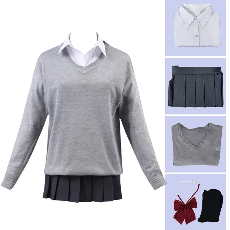 Anime Horimiya Cosplay Kyouko Hori Cosplay Kostüm Perücke Rock Pullover Hemd JK Schuluniform Frauen Hori san zu Miyamura kun