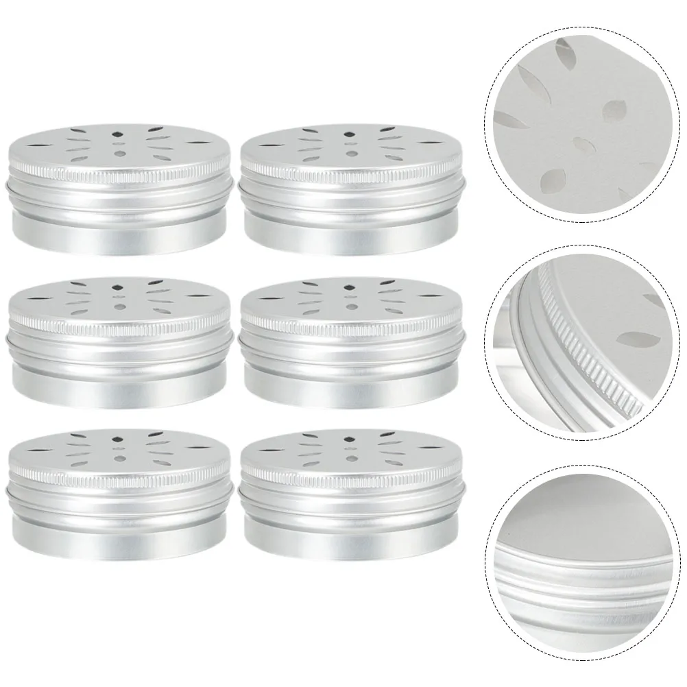 

6 Pcs Dog Scent Training Boxes for Nose Work with Odor Tool Dog Agility Training Equipment Puppy Agility Equipment Metal Tin