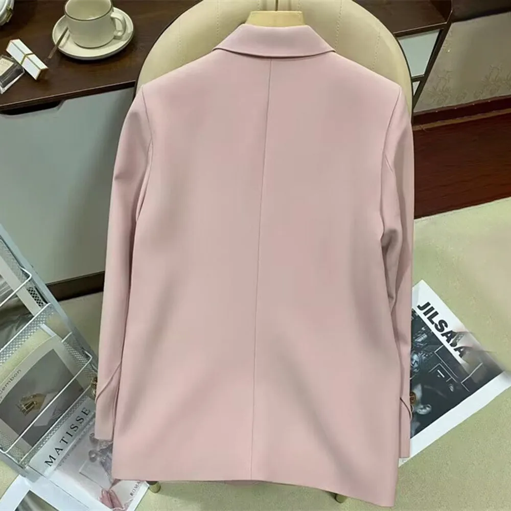 Autumn Long Sleeve Single Breasted  Blazer Mujer 2023 Fashion Blazers For Womens Casual Coat Winter Jackets For Women Outerwear