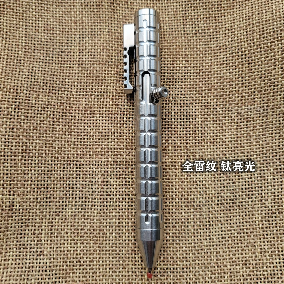 EDC Titanium Alloy Mini Tactical Pen With Collection Writing Multi-functional Portable Outdoor Tools - view 3
