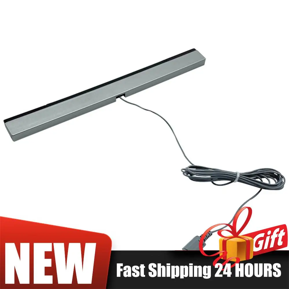 Barra de Control Remoto para Juegos con Cable de Extensión para Consola Wii/Wii U, Sensor Infrarrojo IR, Receptor Adaptador de Barra de Control Remoto con Cable