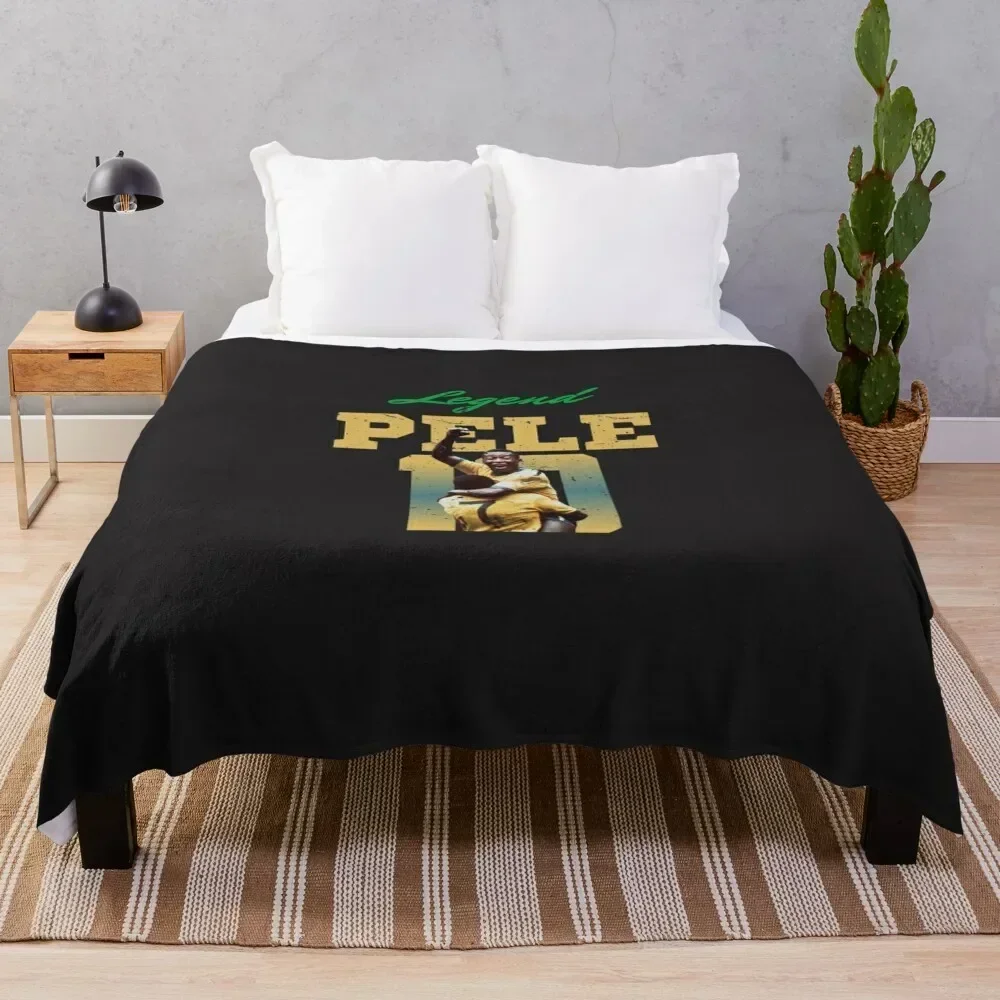 

Pele Brazil Throw Blanket Cozy Microfiber Throw Blanket for Home Bedroom