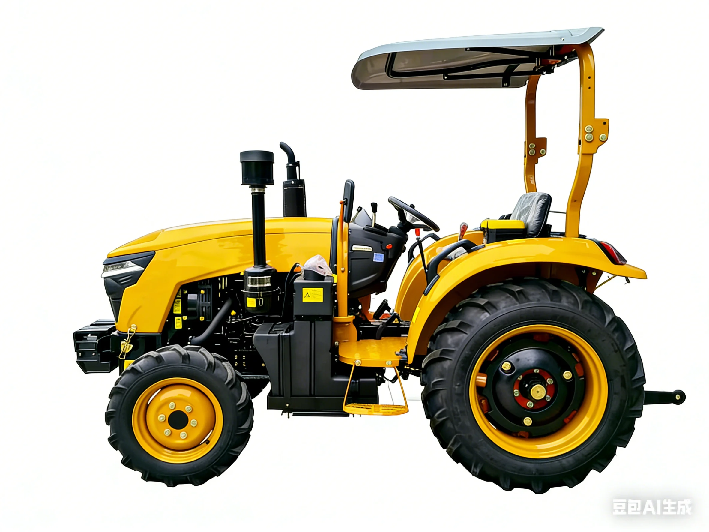High Quality 80HP Diesel Farm Wheel Tractor New Condition 4x4 4WD Garden Tractor with CE Certified Gear Engine and Gearbox
