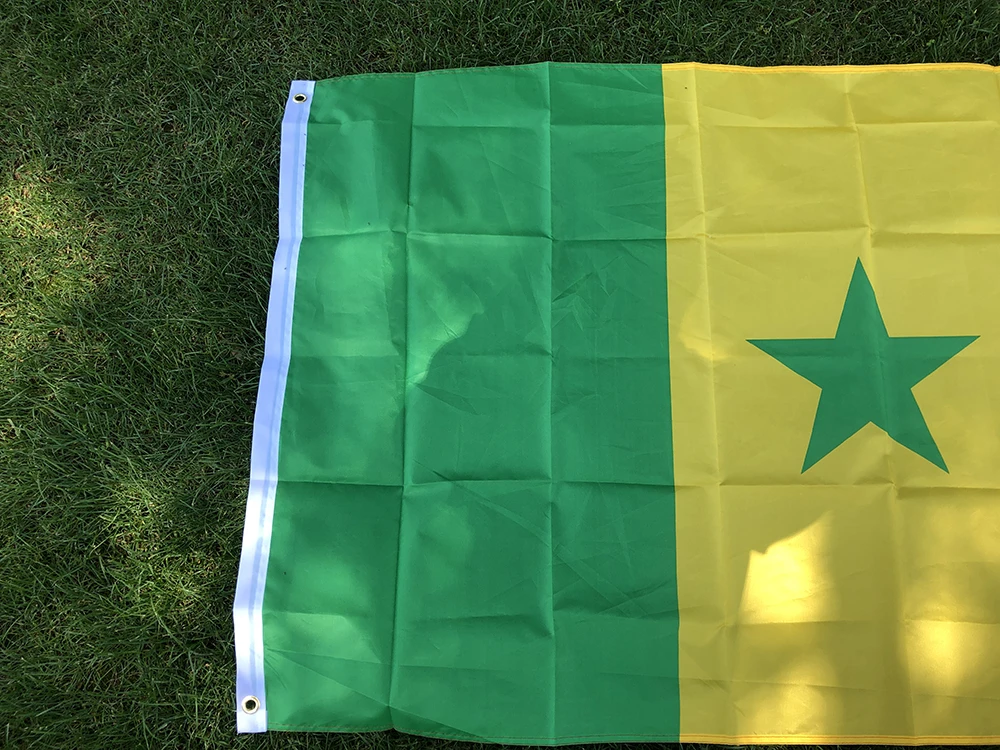 skyflag Senegal flag 90x150cm 3x5 Feet Super Poly football FLAG Indoor Outdoor Senegal Polyester hanging Flags