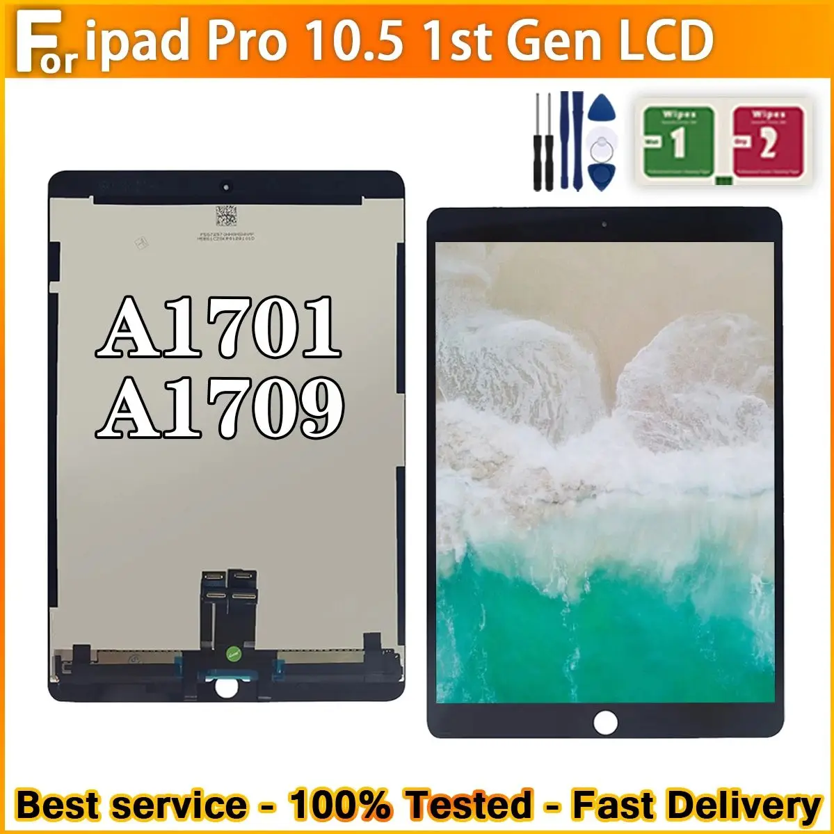 

10.5 inch Tested For iPad Pro 10.5 A1701 A1709 LCD Display Touch Screen Digitizer Replacement For iPad Pro 10.5 A1701 A1709 LCD