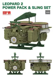 RyeField RM2050 1:35 scale German Modern Tank Engine And Boom Includes Etching And Decals