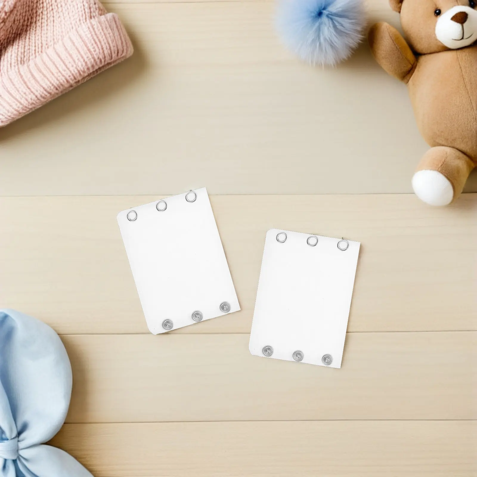 

3pcs Baby Bodysuit Extender Universal Jumpsuits Snap Newborn Toddler Soft Fabric Comfortable Easy Wear For Boys Girls Jumpsuits