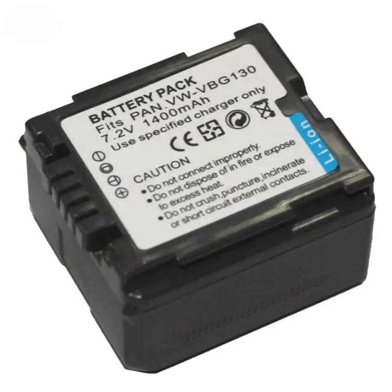 7,2 В 1400 мАч VW-VBG130 VWVGB130 аккумулятор для камеры + зарядное устройство переменного тока для Panasonic VW-VBG070 VW-VBG260 SDR-H20 SDR-H28 SDR-H258 HDC-SD1 7,2 В 1400 мАч VW-VBG130 VWVGB130 аккумулятор для камеры + зарядное устройство переменного тока для Panasonic VW-VBG070 VW-VBG260 SDR-H20 SDR-H28 SDR-H258 HDC-SD1