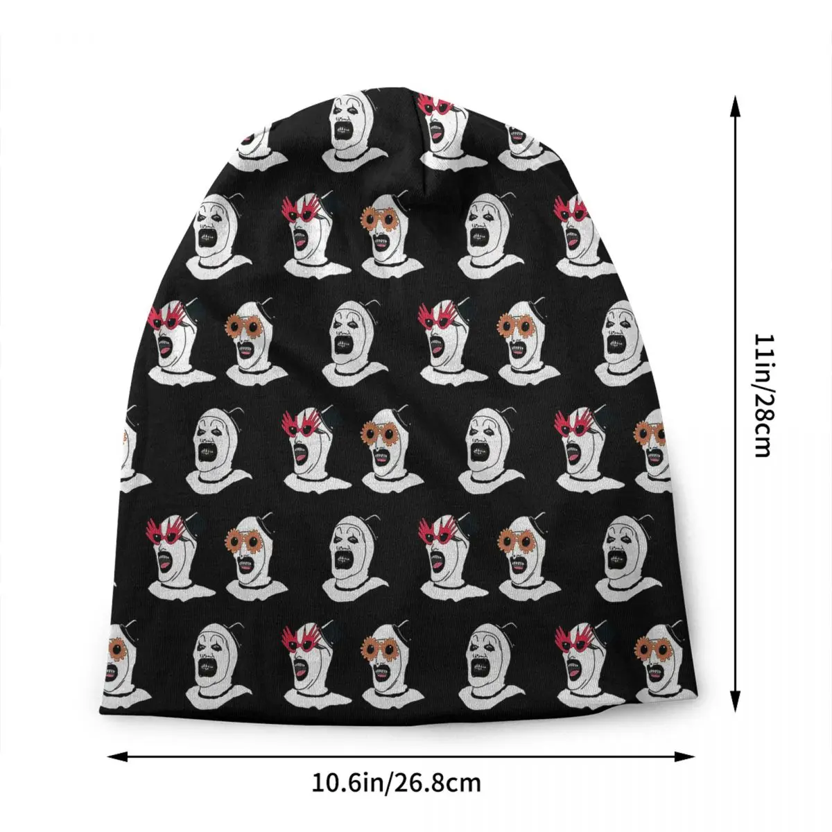 Custom Poster Of T-Terrifiers Skullies Beanies Caps Winter Warm Knitted Hat Men Women Street Adult Bonnet Hats Outdoor Ski Cap