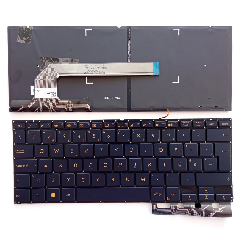 US/PO/SP Backlight Keyboard for Asus Zenbook UX370UAF Q325UA UX370U UX370UA UX370 UAR