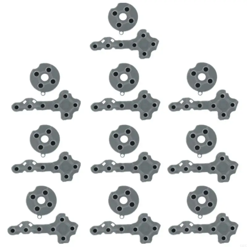 1/5/10 ensembles de tampons en caoutchouc conducteur en Silicone pour contrôleur sans fil Xbox 360, bouton de Contact, pièces de réparation d-pad