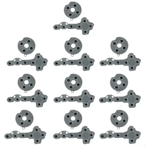 Imagen 2 del producto 1/5/10 juegos de almohadillas de silicona de goma conductora para controlador inalámbrico Xbox 360 botón de contacto piezas de reparación D-Pad