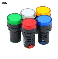 1PCS 22mm Indicator Light power signal lamp LED indicator bead 12V 24V 220V AD16-22DS Panel Mount Lamp Multicolor 20mA