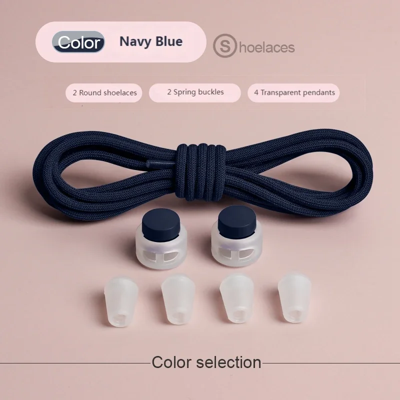 أربطة أحذية بقفل زنبركي بدون أربطة أربطة مرنة أحذية رياضية للأطفال والكبار أربطة أحذية سريعة أربطة مطاطية مستديرة بدون ربطة عنق أحذية #5