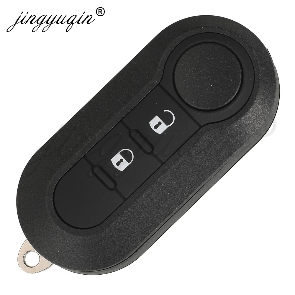 jingyuqin 4A 433MHz A2C86460000 Flip Car Remote Key For Fiat Mobi Uno Fiorino E Mais Strada with Original Chip Fob Control