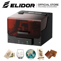 ELIDOR M1 Enclosed Laser Engraving Machine Portable High Precision DIY Cutting Machine LOGO Marking For Wood Acrylic Leather Christmas Birthday Gifts Business Personal Commercial Use
