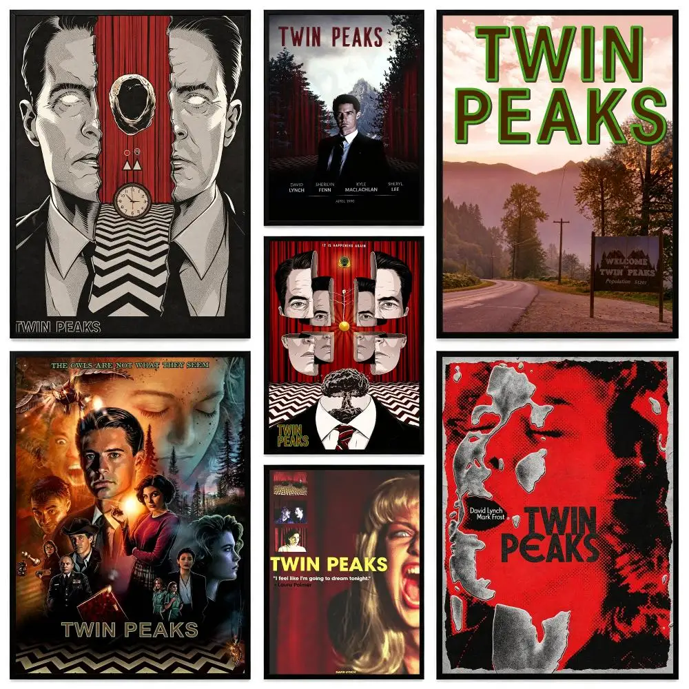 Series Twin Peaks Poster Poster HD Printing Modern Minimalist Style Wall Art Home Decor For Office Bedroom Gift