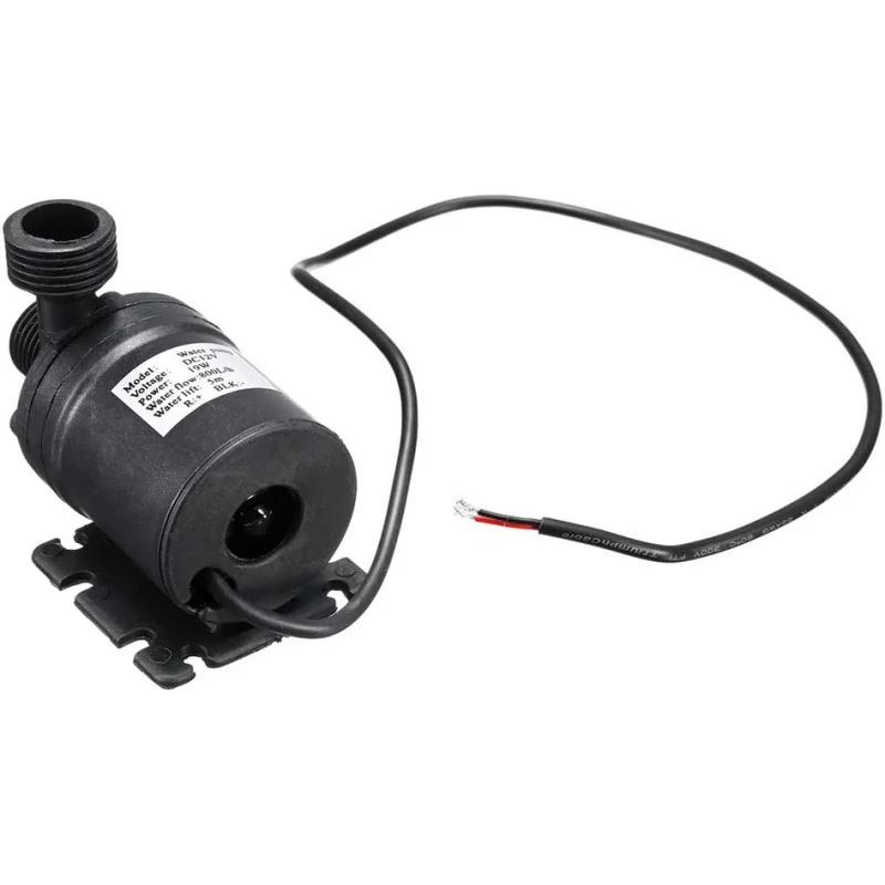19W 분수 워터 펌프, 미니 DC 12V 리프트 5M 800L/H 브러시리스 모터 잠수정 워터 펌프
