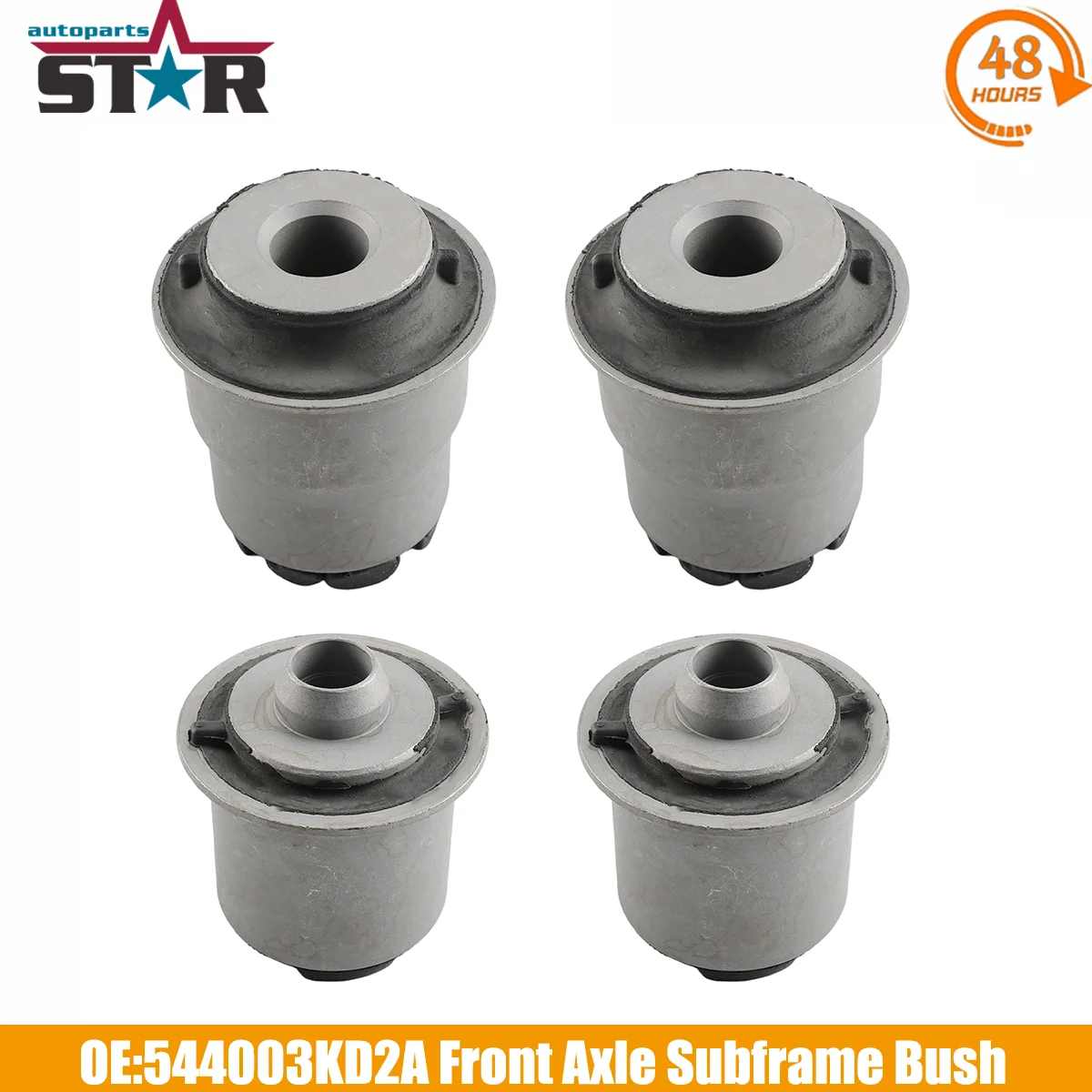 4Pcs Front Position Axle Subframe Bush Kit For Nissan PATHFINDER R52 For Infiniti QX60 JX L50 544003KD2A 544003KD2B 544003KD0C