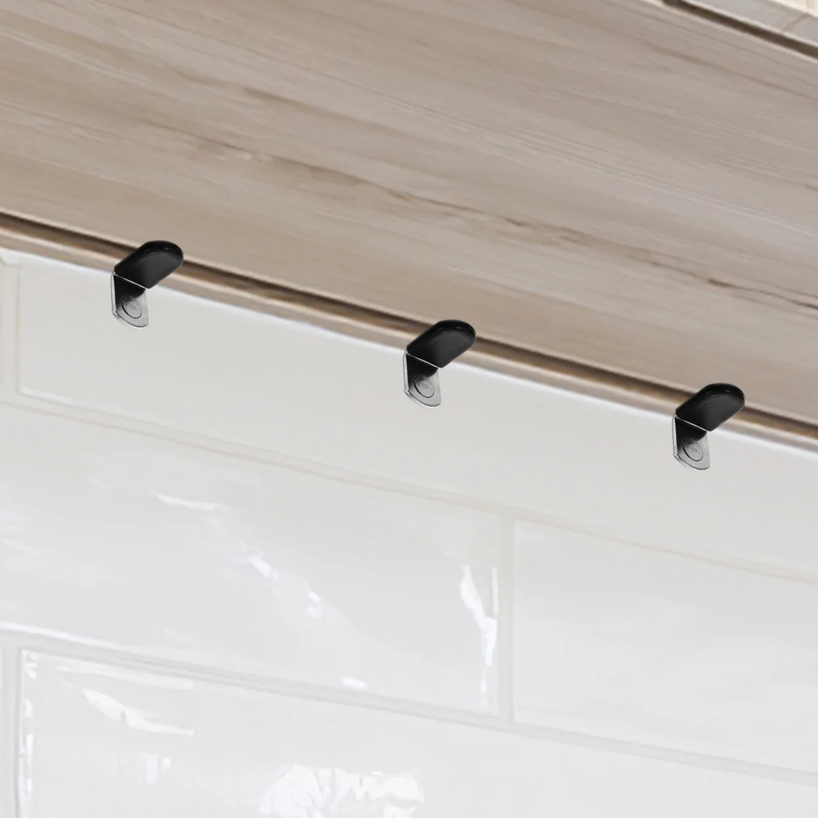 

20Pcs L Shaped Shelf Support Pegs Rubber Sleeve Shelf Pins Clips for Kitchen Cabinet Bookcase Furniture Glass Shelves Stable