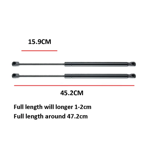 Imagen 2 del producto Amortiguador de soporte de elevación de apoyo de puntales de resorte de Gas de capó delantero para Hyundai Tiburon Coupe 2003 2004 2005 2006 2007 2008