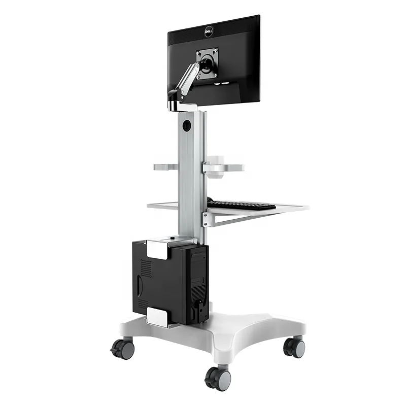 

Dentals Oral Scanning Cart With Monitr Mount And Oral Scanner Holder Dentals Clinic Cart With Wheels For Hospital
