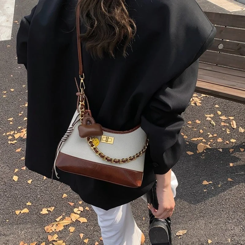 

High-End Luxury Brand Ladies Shoulder Bag Leather Elegant Crossbody Famous Designer Trendy Vintage Bag