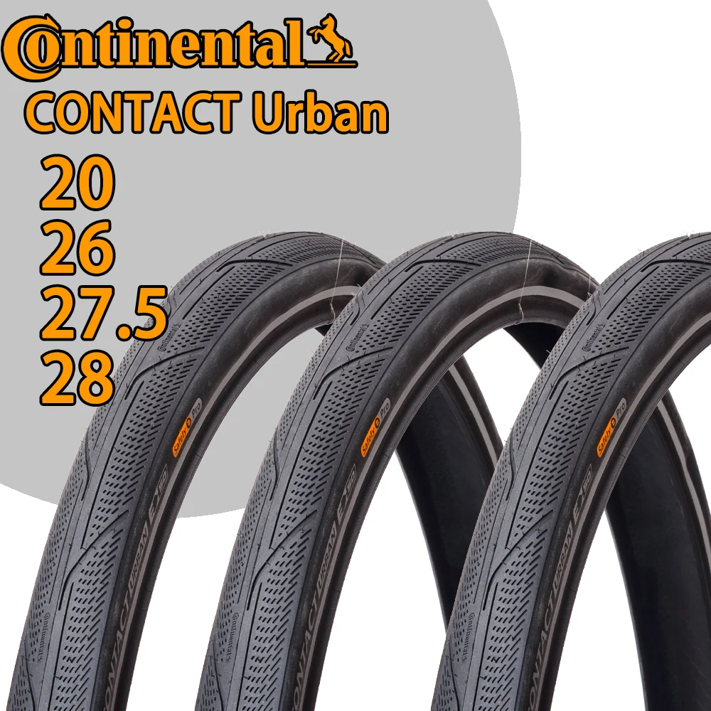 CONTINENTAL CONTACT-neumático Original para bicicleta eléctrica, pieza de Ciclismo de 16, 20, 26, 27,5, 28 pulgadas, 37/40/47-622, E-BIKE