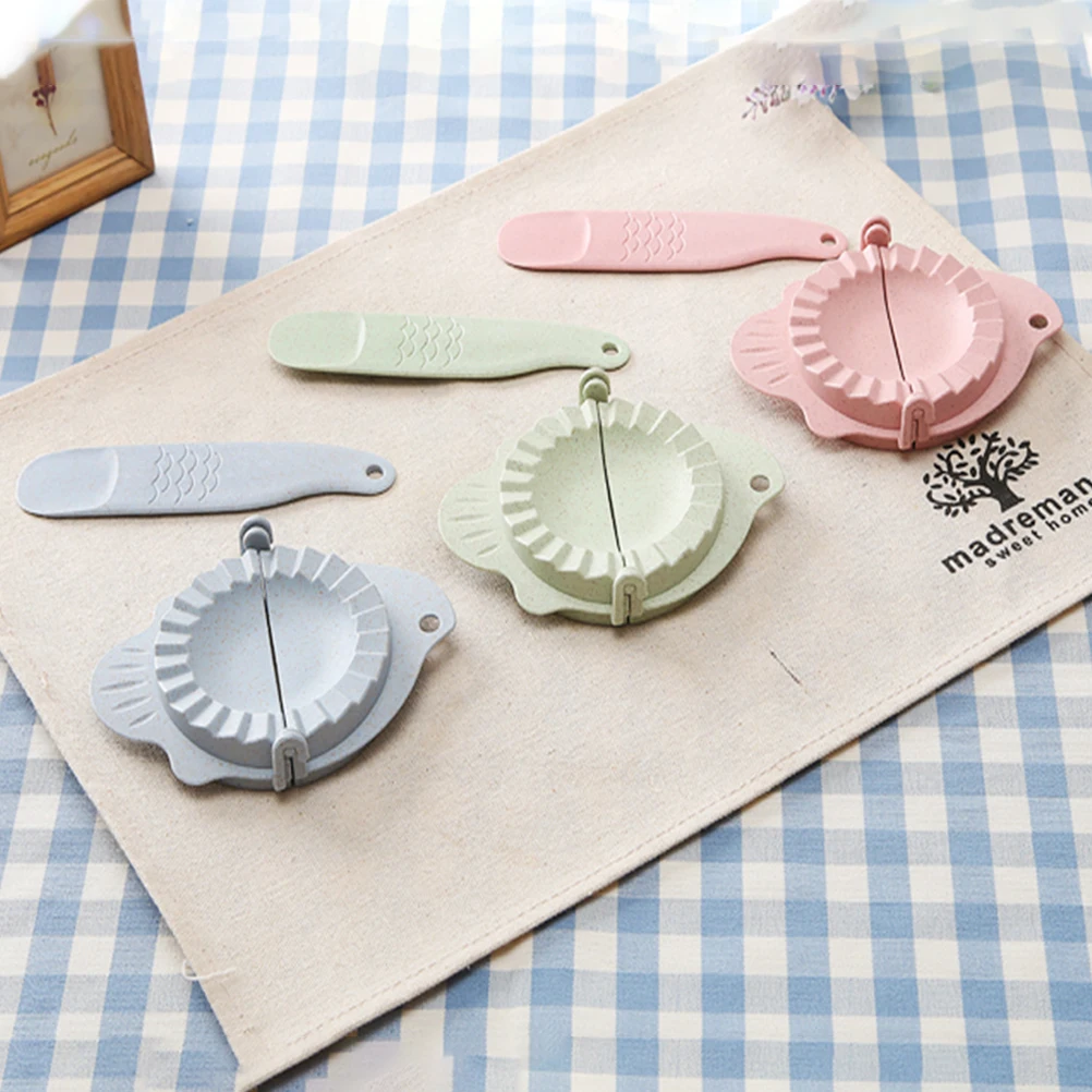 

2 PCS Dumpling Maker Set Ravioli Press Tool Pierogi Mould Dumplings Wrapper Mold