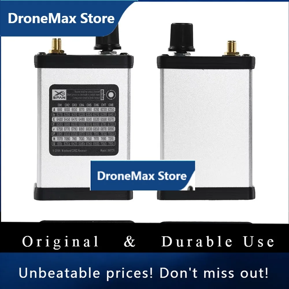 DroMaRushFpv XSPAN Dual Band 6.1G-7.2G / 4.8G-6.1G VRX Receiver Module Kit For RC FPV
