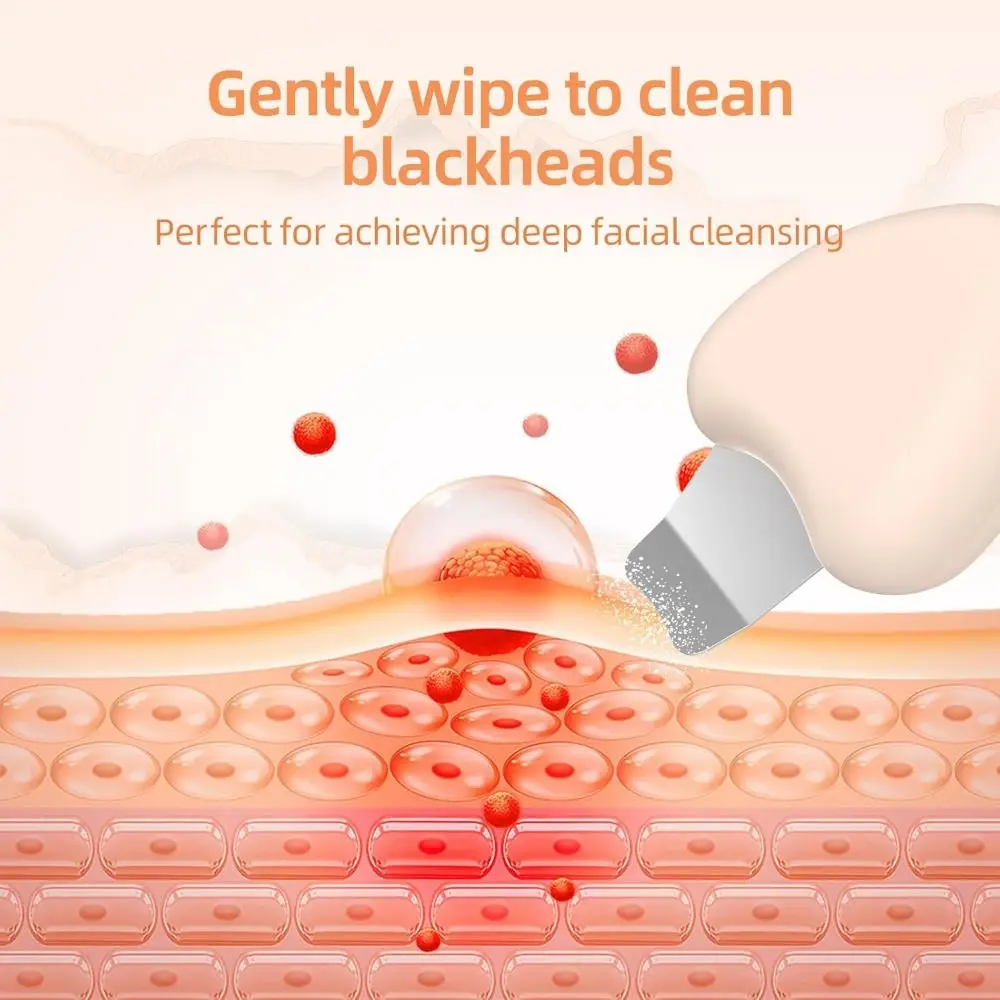 Épurateur de spatule de peau pour dissolvant de points noirs, nettoyage en profondeur, épurateur de peau doux, Durable, facile à nettoyer, outil d'élimination des points noirs