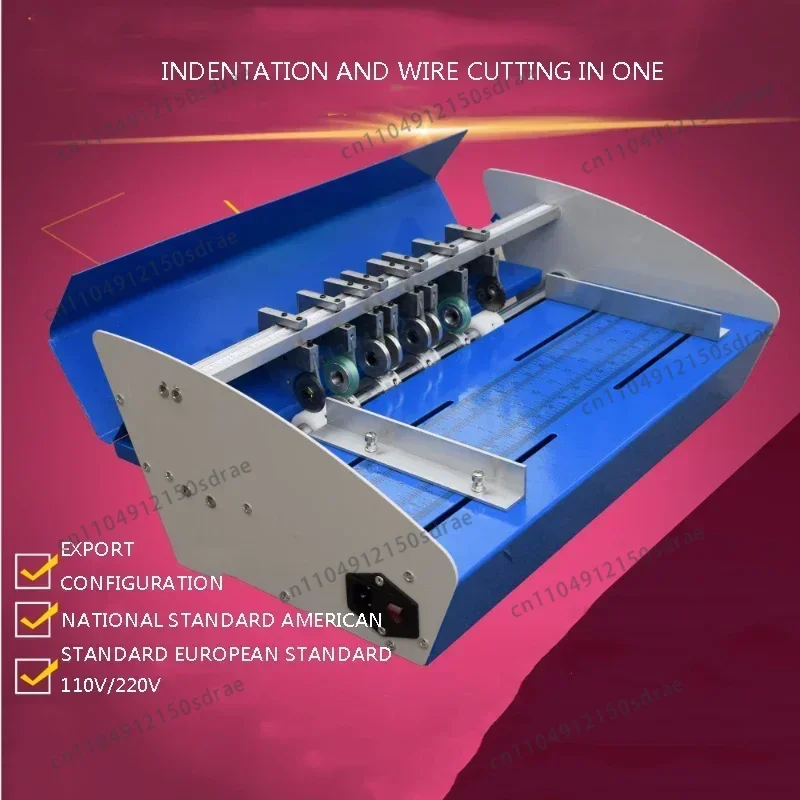 New Upgrade Electric Folding Creasing Machine 220V/110V Multifunctional Creasing, Perforation And Cutting Machine
