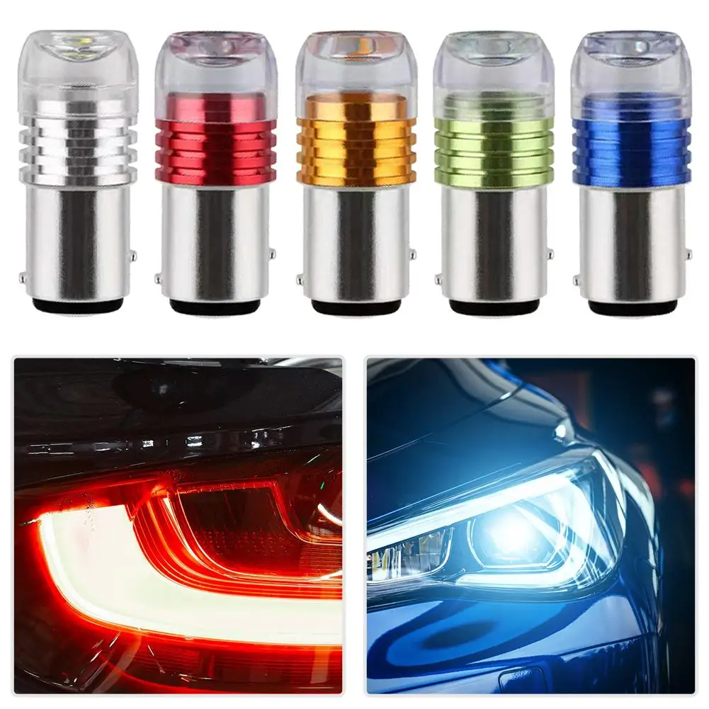 Flash LED Brake Light 1 Piece Fast Flashing Brake Light Tail Light LED For Cars, Motorcycles, 12V 1156 1157 6W 3smd S1I1