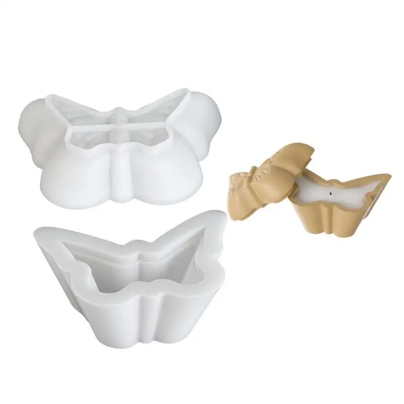 

E8BD Butterfly Silicone Mould Tray for Epoxy Resin Jewelry Plate Holder and Art Craft Home Decoration Supplies