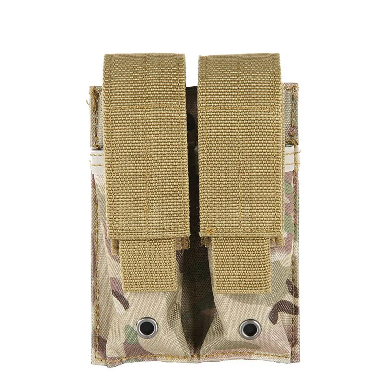 Molle Tactical Triple Pistol Mag Pouch Outdoor Open-Top Single Double 9mm Magazintasche Halter Hülle für GLM1911 92F CZ75