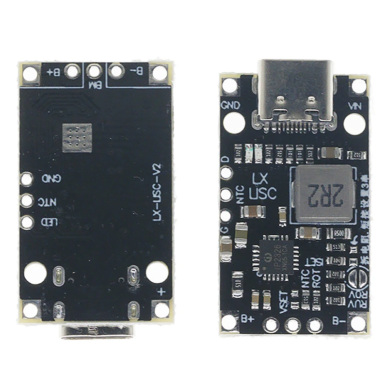 3.7V Lithium Battery Supporting Fast Charging Balance With Indicator Light Type-C USB Charging Enhancement Module